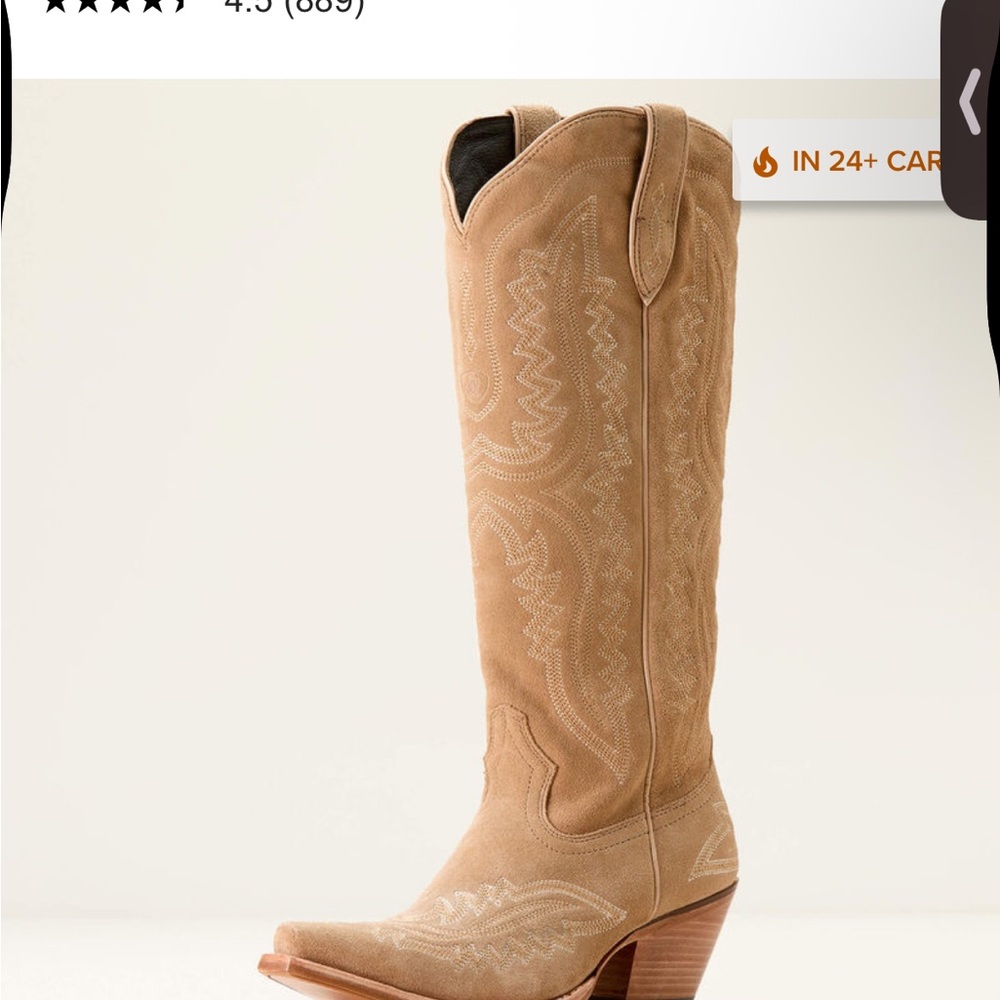 Casanova X Toe Western Boot ariat truly taupe